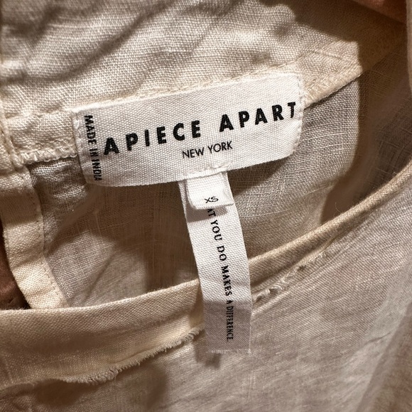 Apiece Apart cream Delle Tee Sz XS - Picture 5 of 10